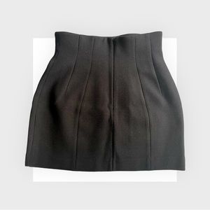 & Other Stories black mini skirt